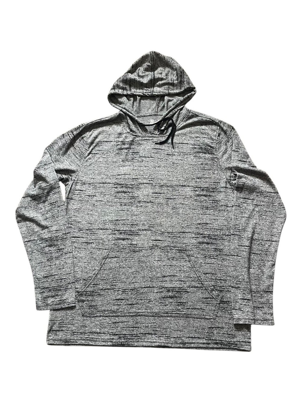 Brooklyn Cloth Men's XL Gray Space Dye Lightweight Pullover Hoodie Sweatshirt